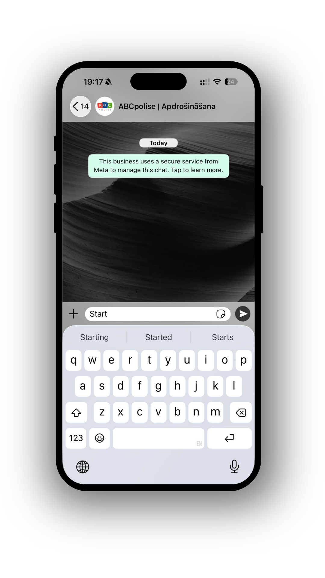 Open the chat